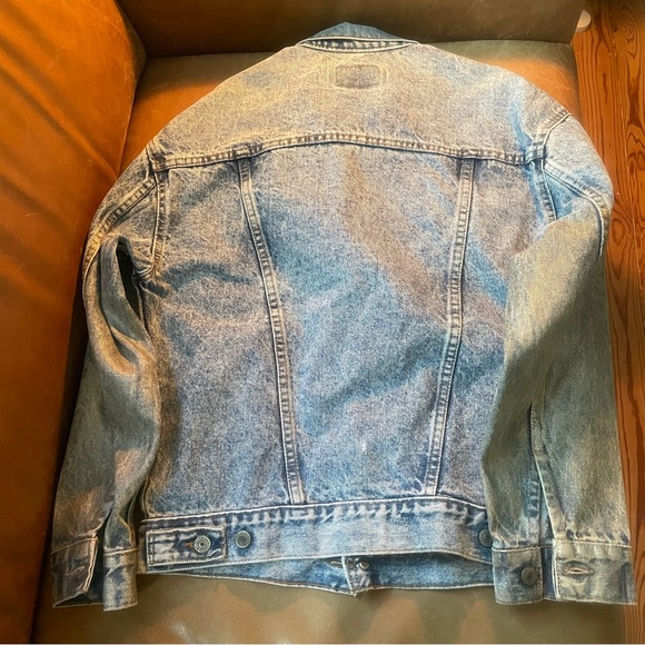 Vintage Levi’s Denim Trucker jacket made in the USA blue denim blue Jean 70s 80s - Picture 4 of 13